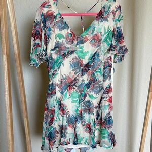 Anthropologie Multicolor Floral Dress